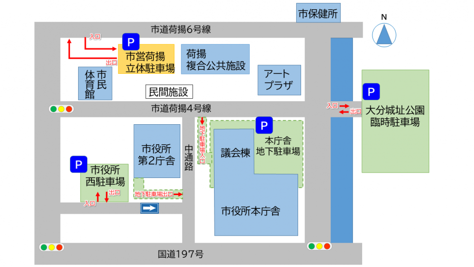 駐車場位置図