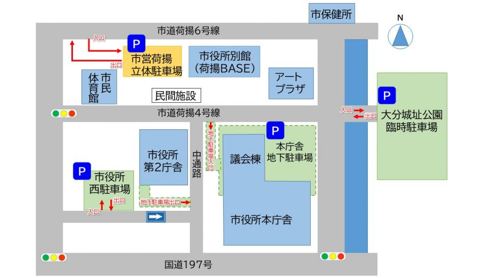 駐車場位置図
