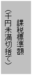 課税標準額（千円未満切捨て）