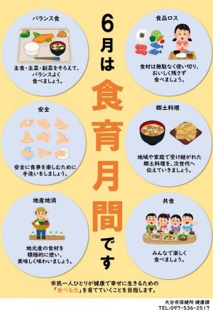 食育月間ポスター