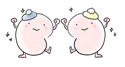 大分市公式腎臓キャラクターのイラスト