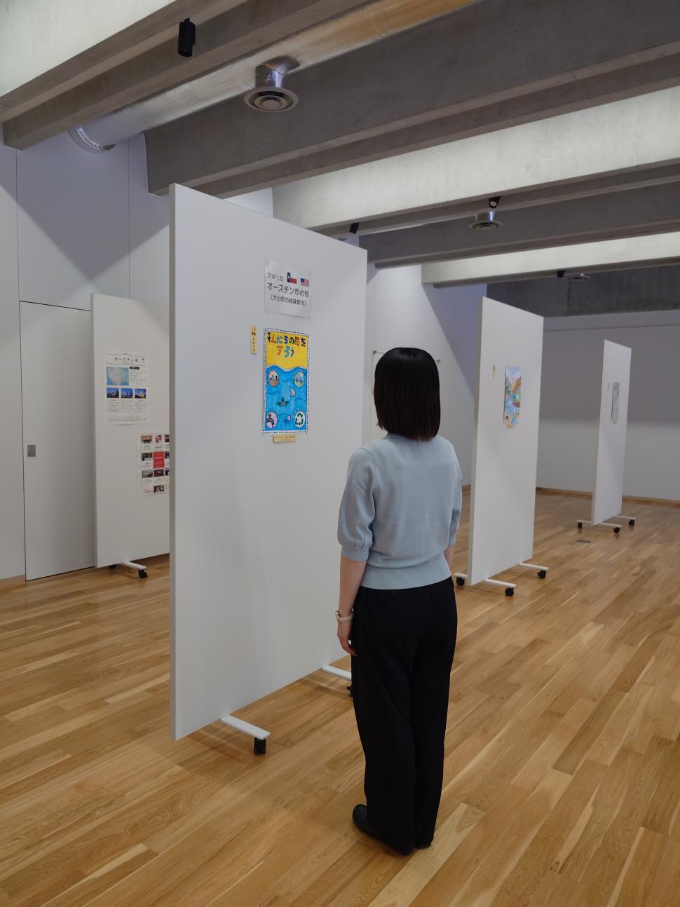 コモンスペースでの展示