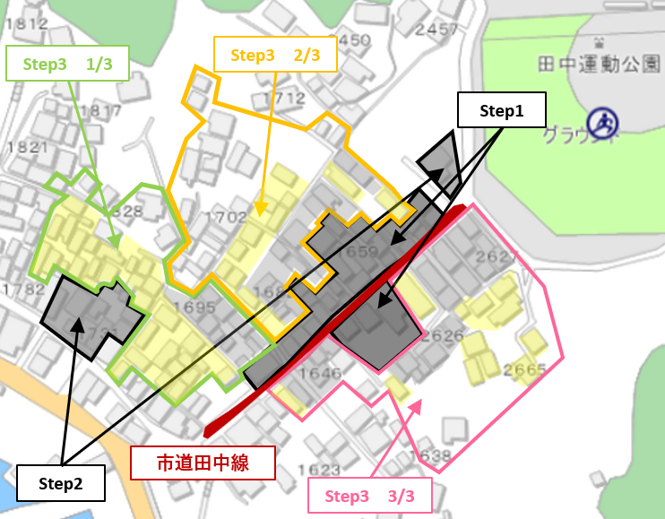 公費解体進捗図(7/30)