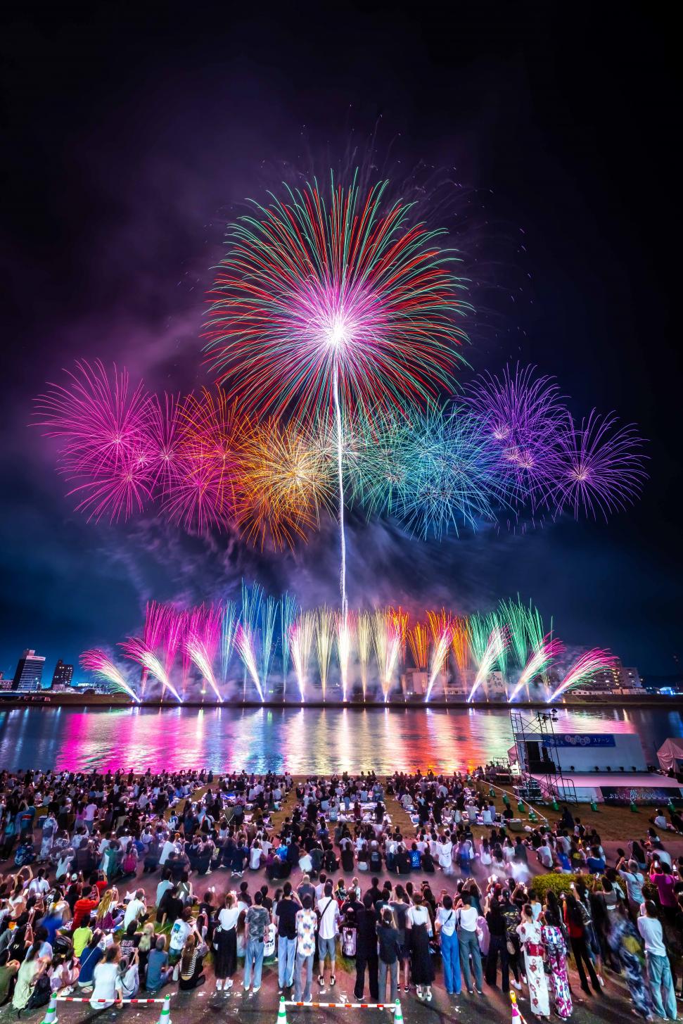 昨年の花火大会の写真