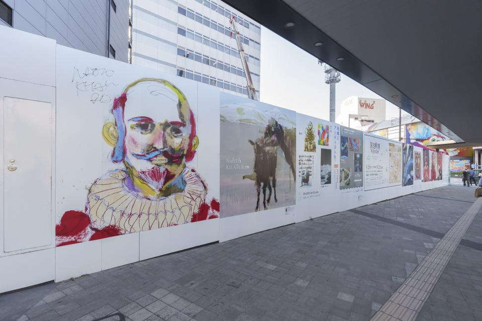 JR大分駅前ウォールアート