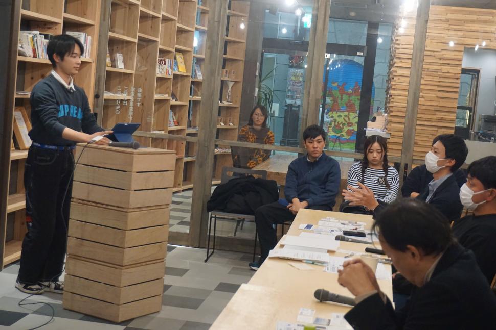 㑨江さんのピッチの様子