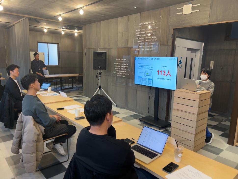 副田さんのピッチの様子