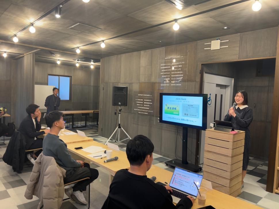 渡邉さんのピッチの様子