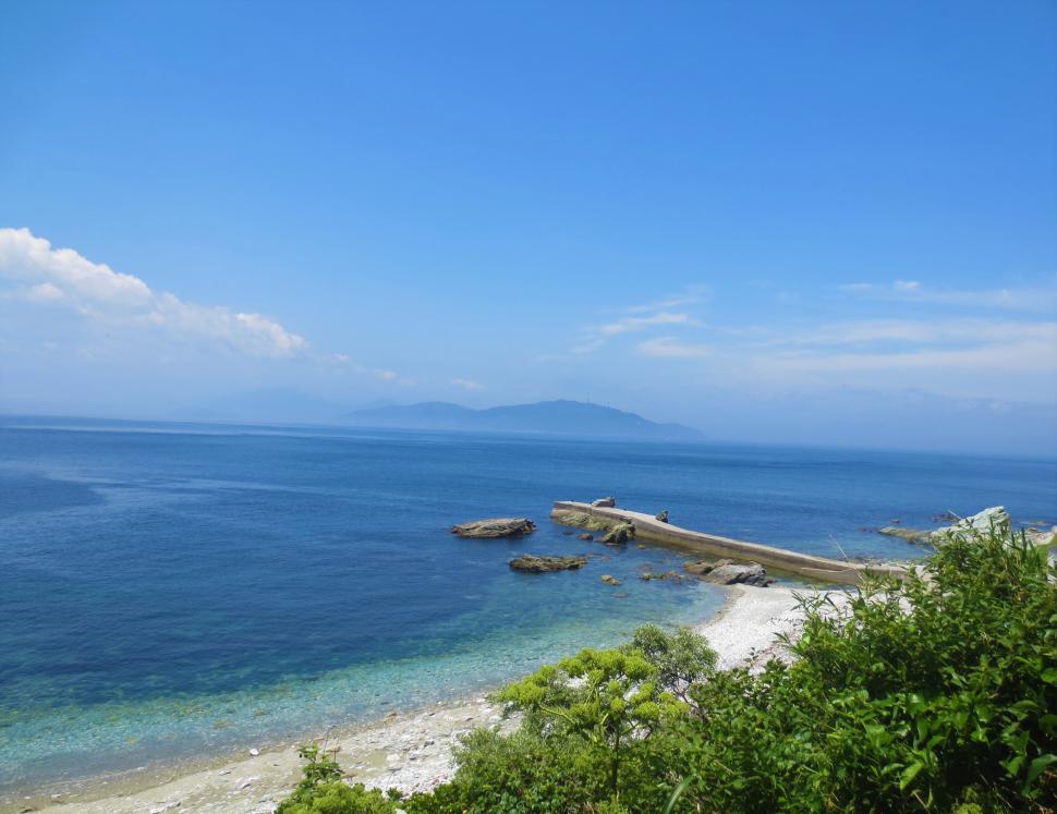 高島からみた佐賀関