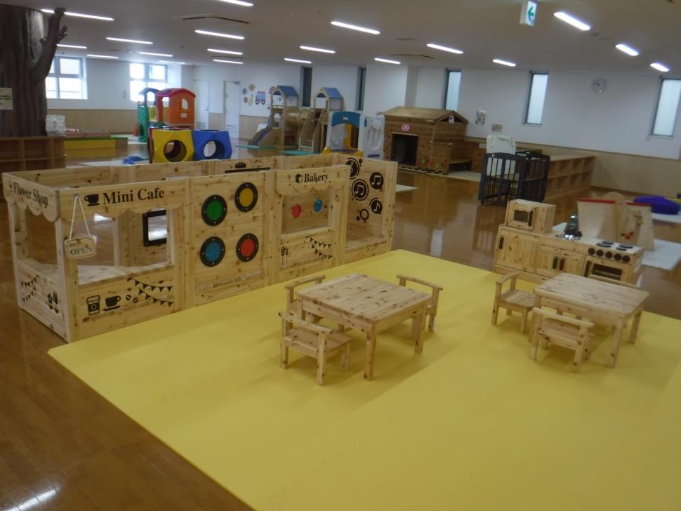 大型木製遊具写真