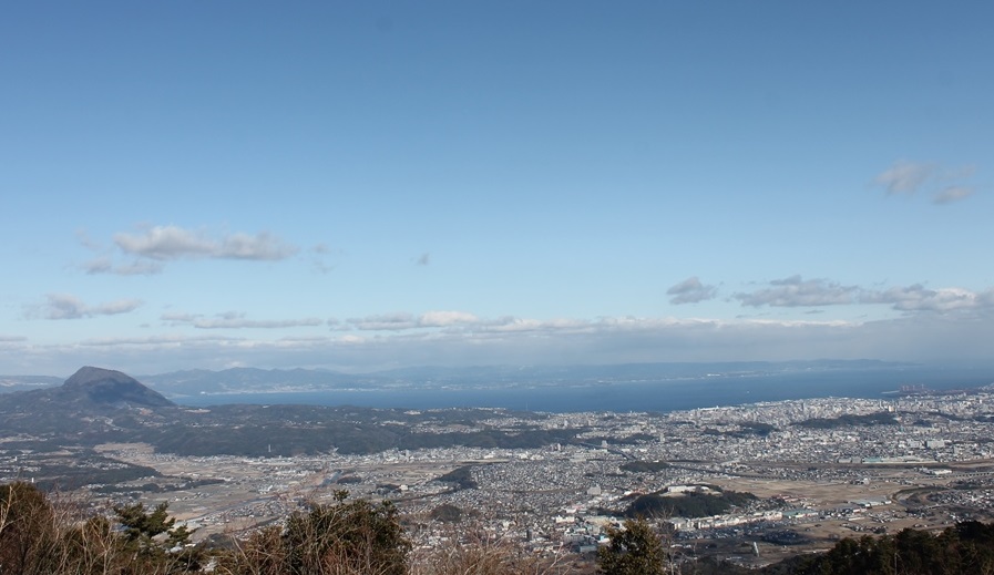 霊山山頂からの眺め写真