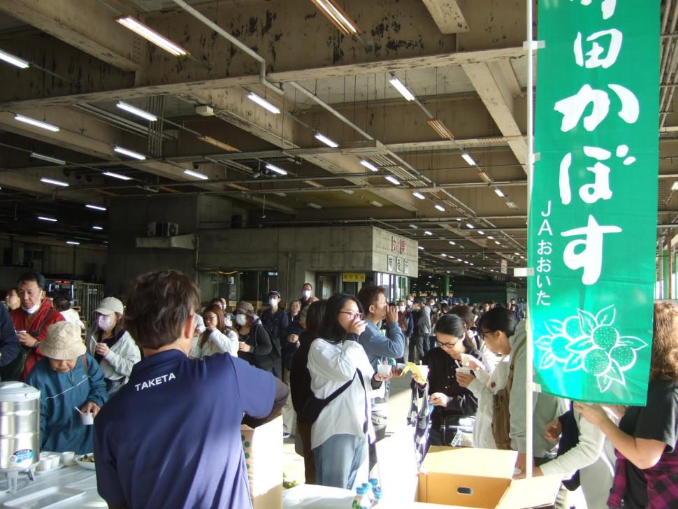 試食宣伝の状況