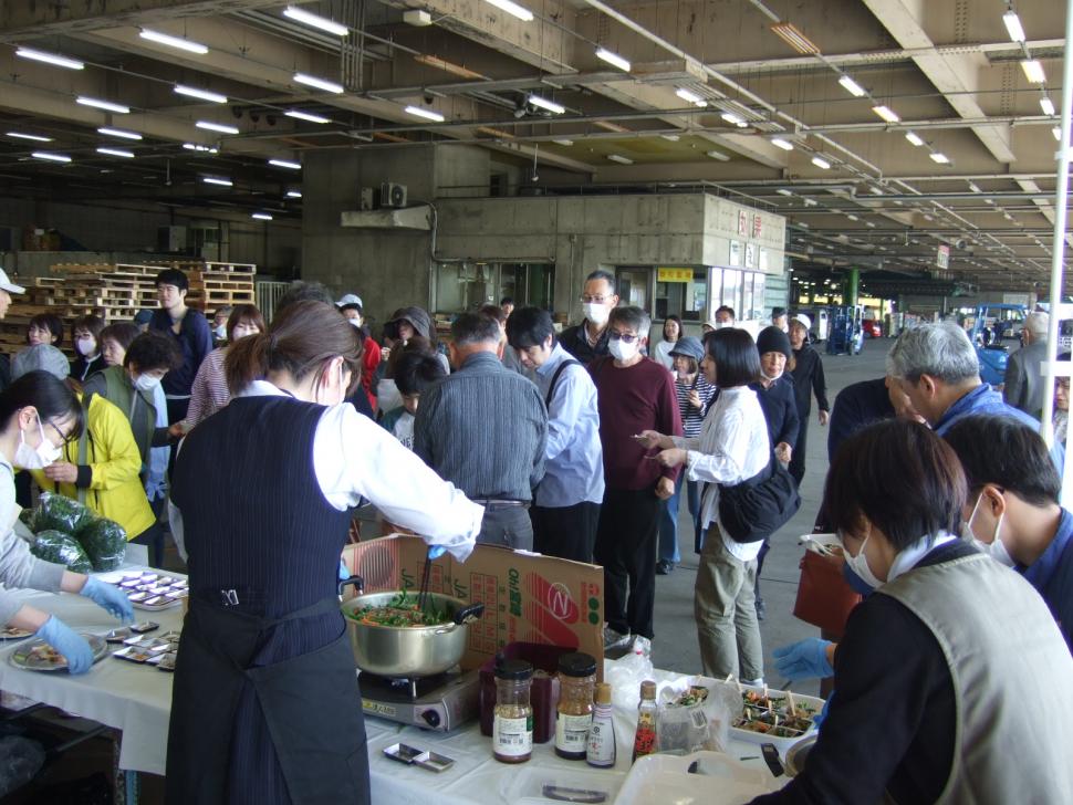 試食宣伝の状況