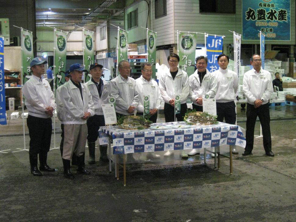 出荷式の集合写真