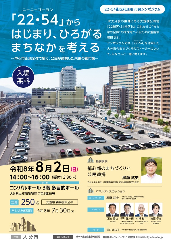 2254街区市民シンポジウムチラシ