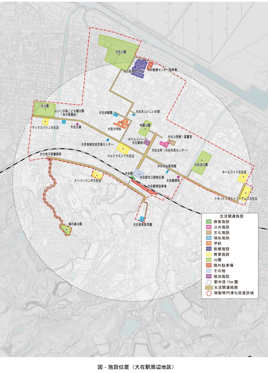 大在駅周辺地図