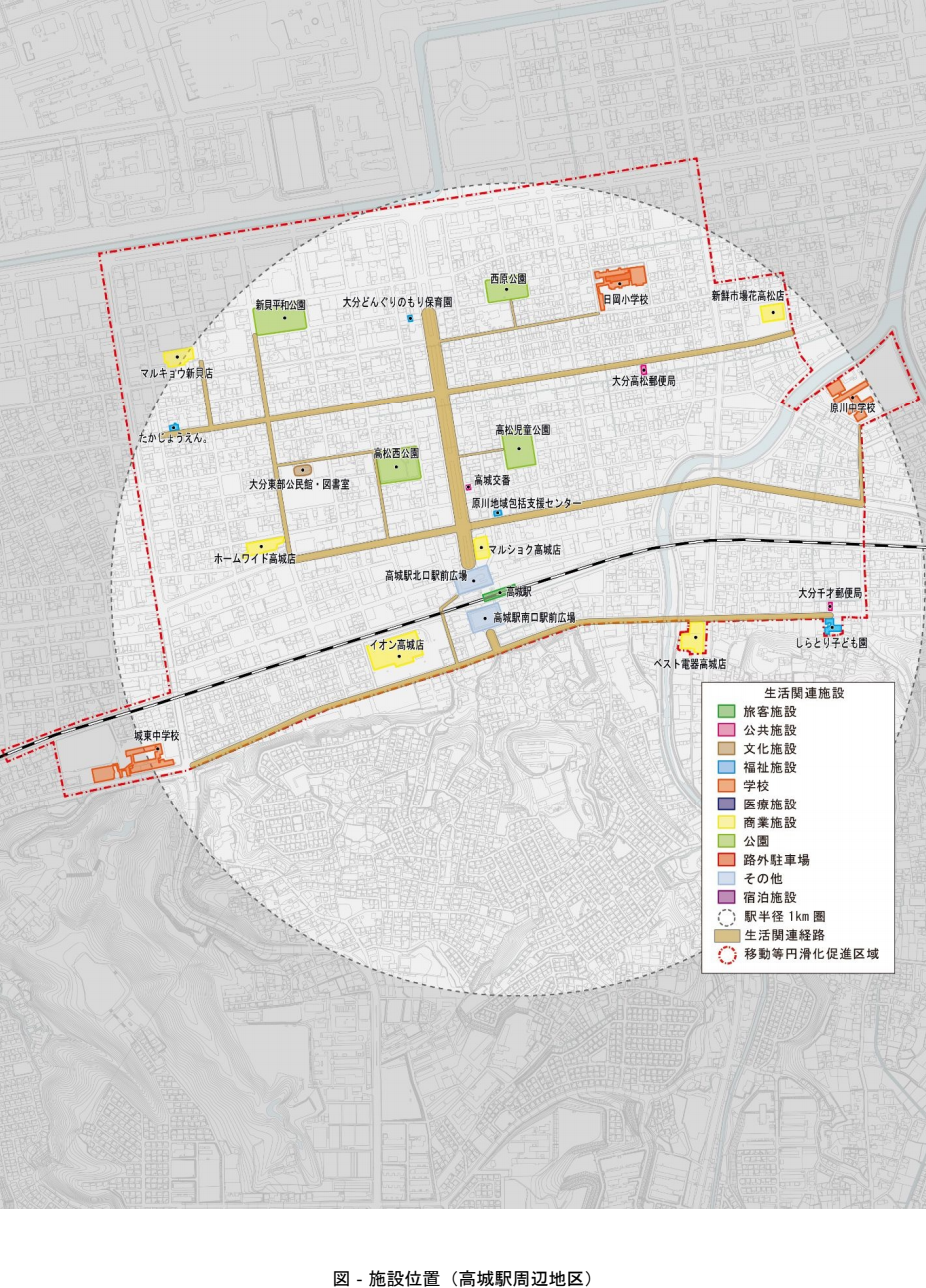 高城駅周辺地図