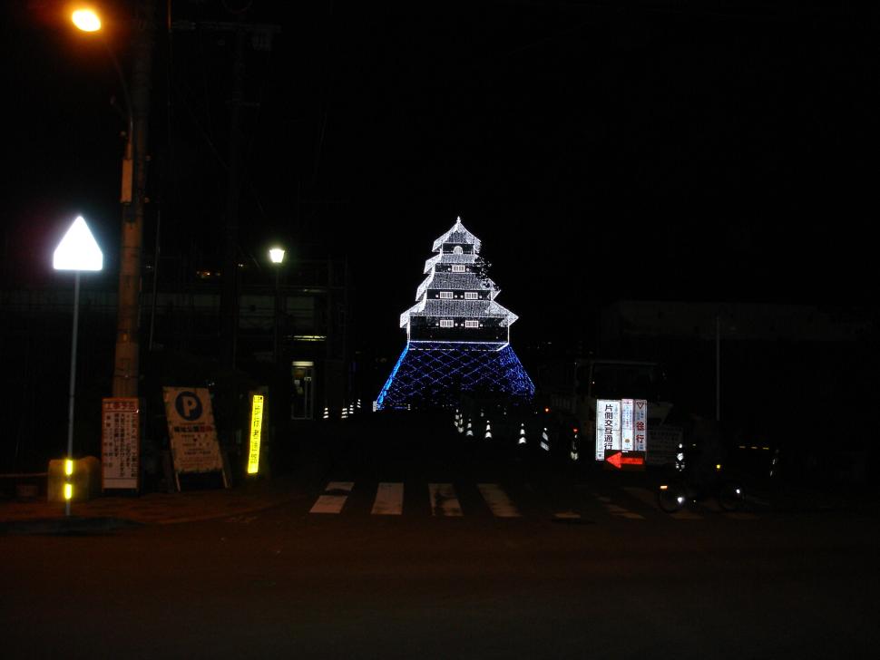 城址公園イルミ1.18西