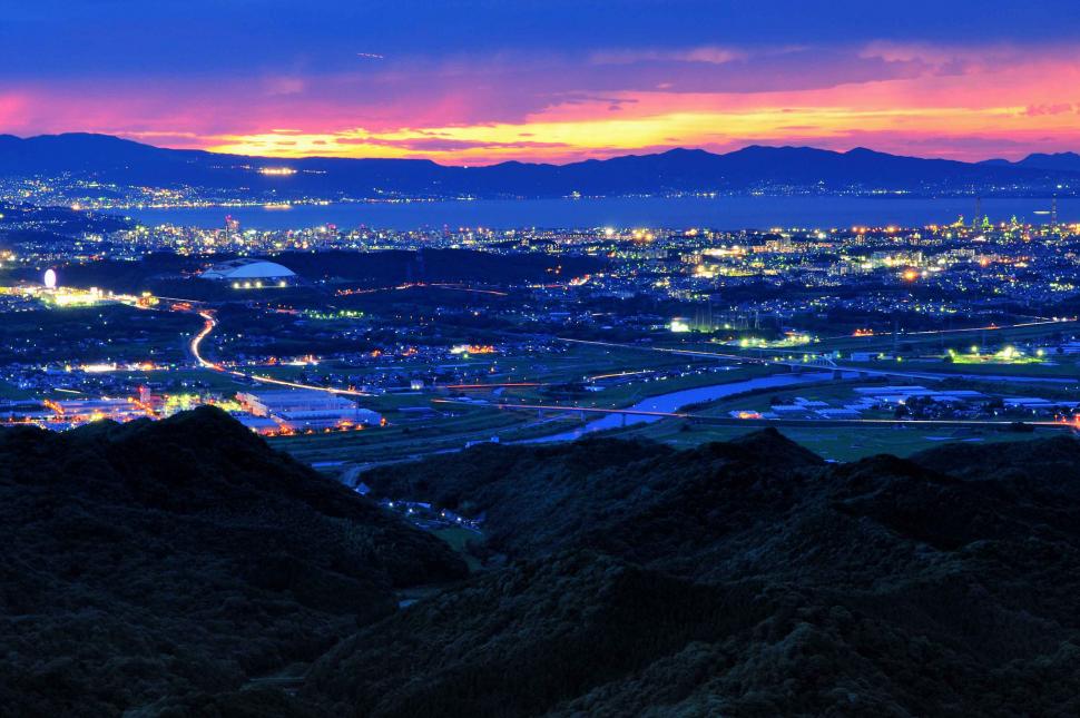 大分の夜景の画像