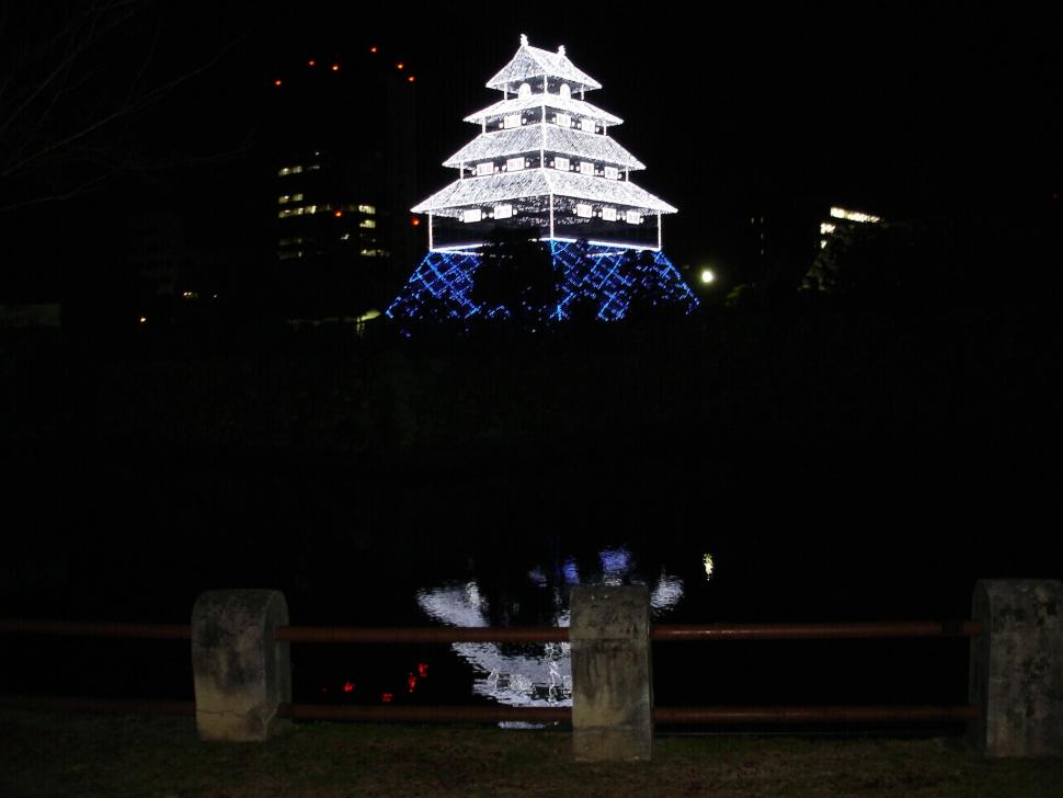 城址公園イルミ1.15左