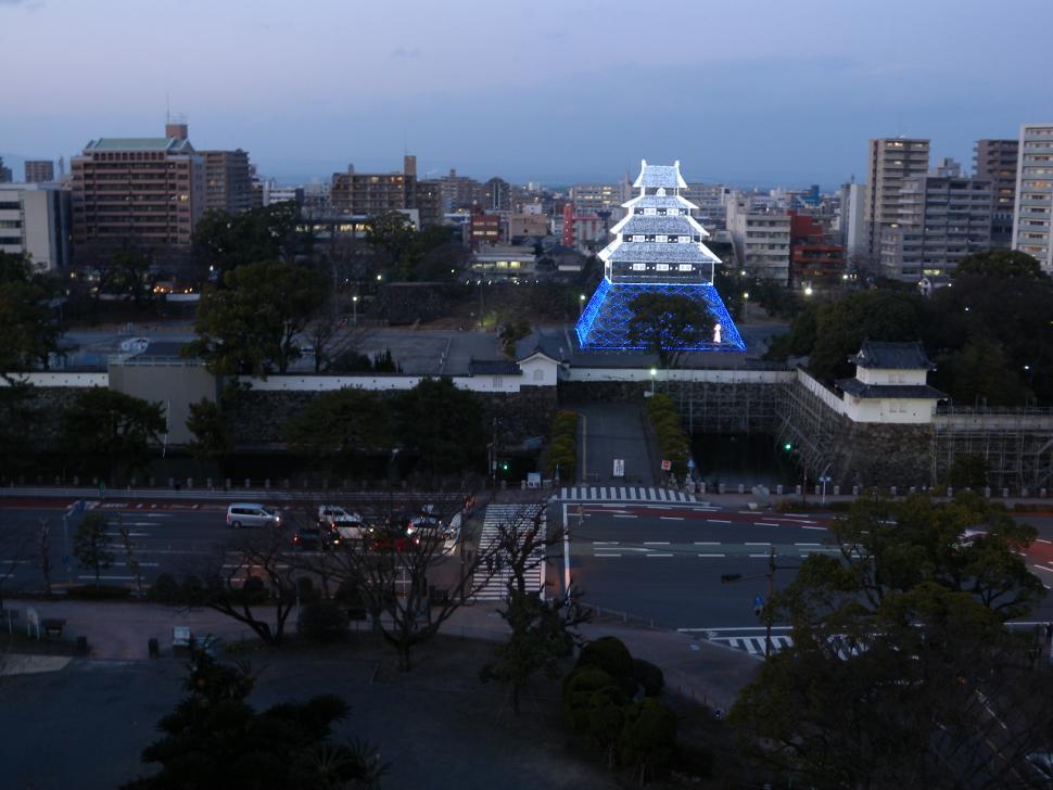 城址公園イルミ1.9