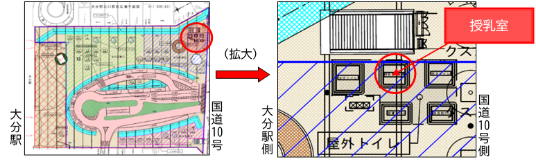 授乳室位置図