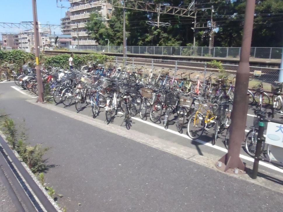 大在駅南駐輪場の写真