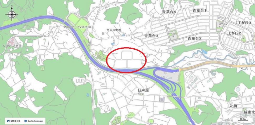 大分市大字金谷迫字中原1417番3外4筆