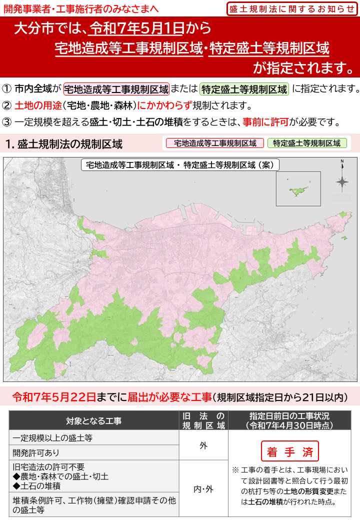 配布資料（規制区域）表面