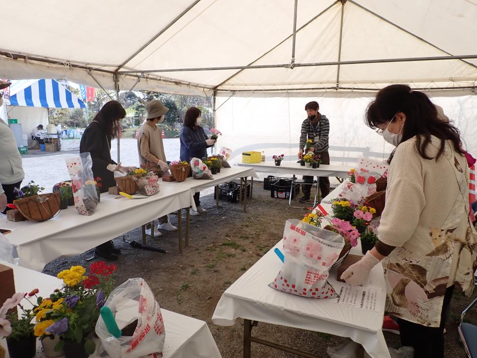ハンギング教室の様子