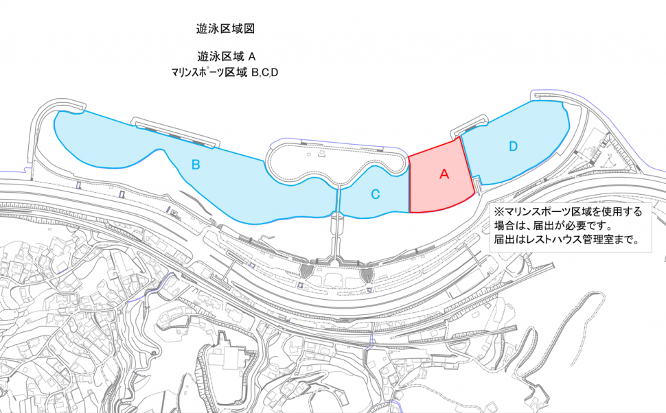 遊泳区域