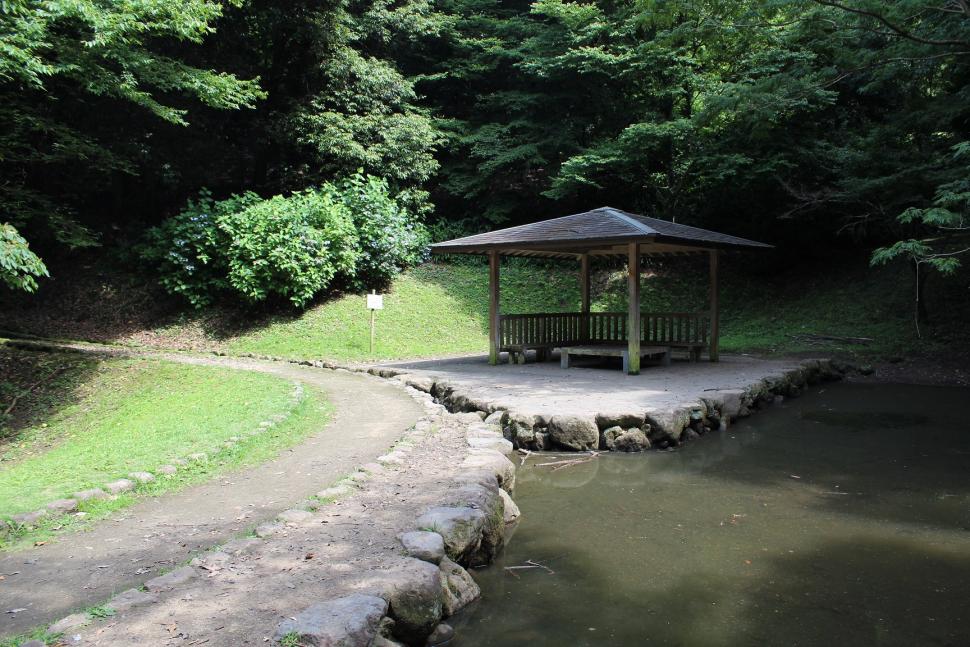 上野丘子どものもり公園水辺広場の写真