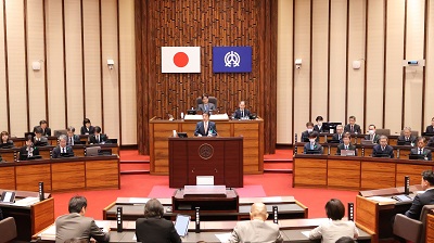 議場の様子