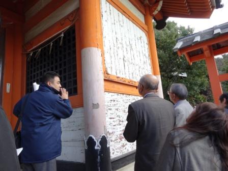 早吸日女神社視察の画像