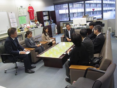 熊本市教育長訪問