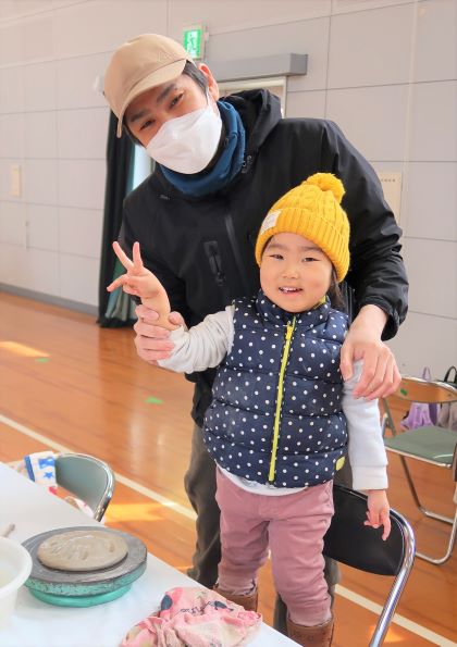 2月の陶芸の様子