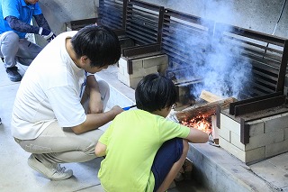 カレー作りの様子です