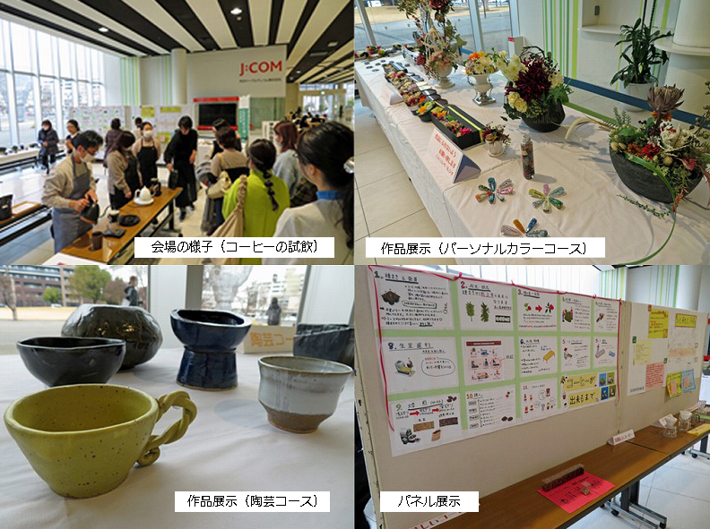 昨年度の学生作品発表会の様子