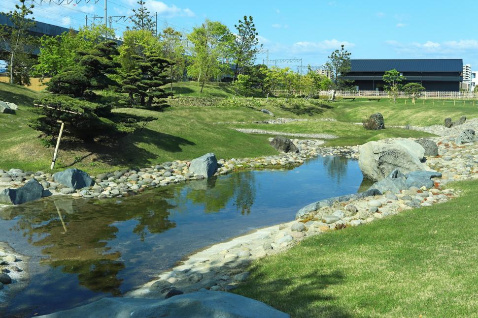 大友氏館跡庭園