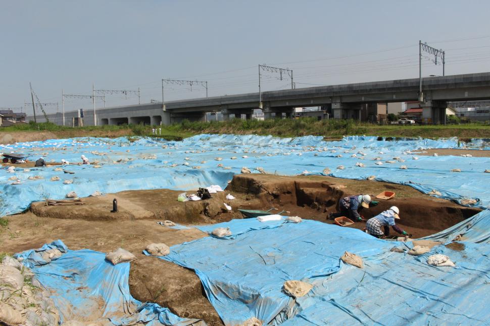 大友氏遺跡全景の写真