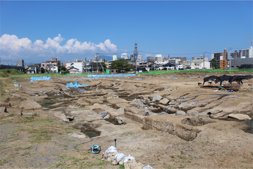 大友氏館跡全景の画像