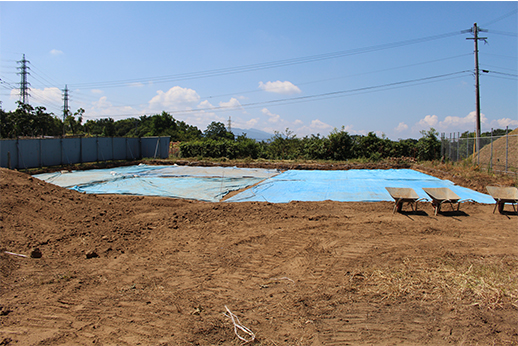 上野遺跡群調査面の画像