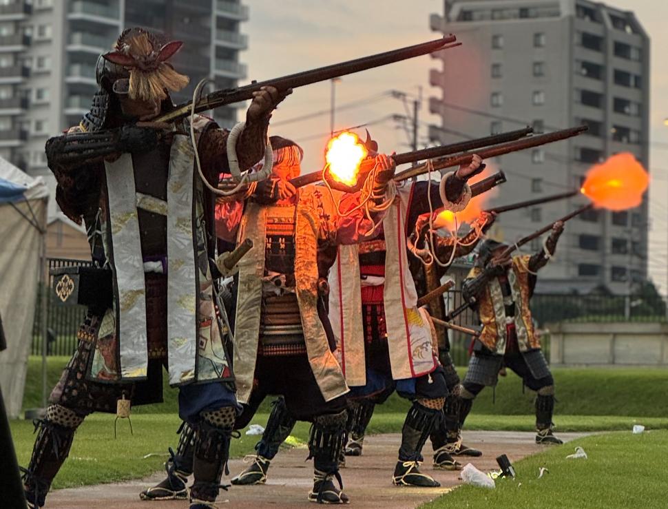 火縄銃公開演武