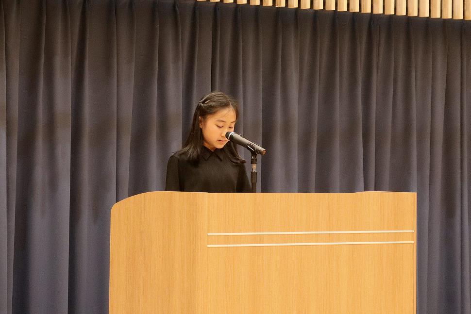 合格者代表感想発表