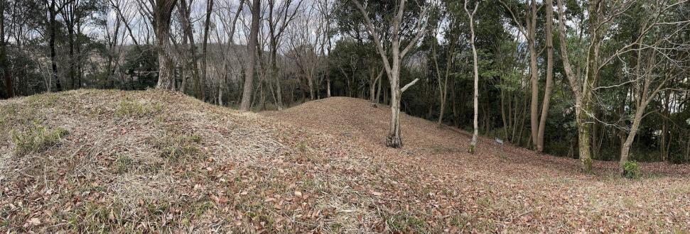 小牧山古墳群の現地写真