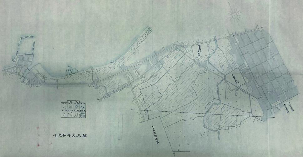 大分築港計画平面図