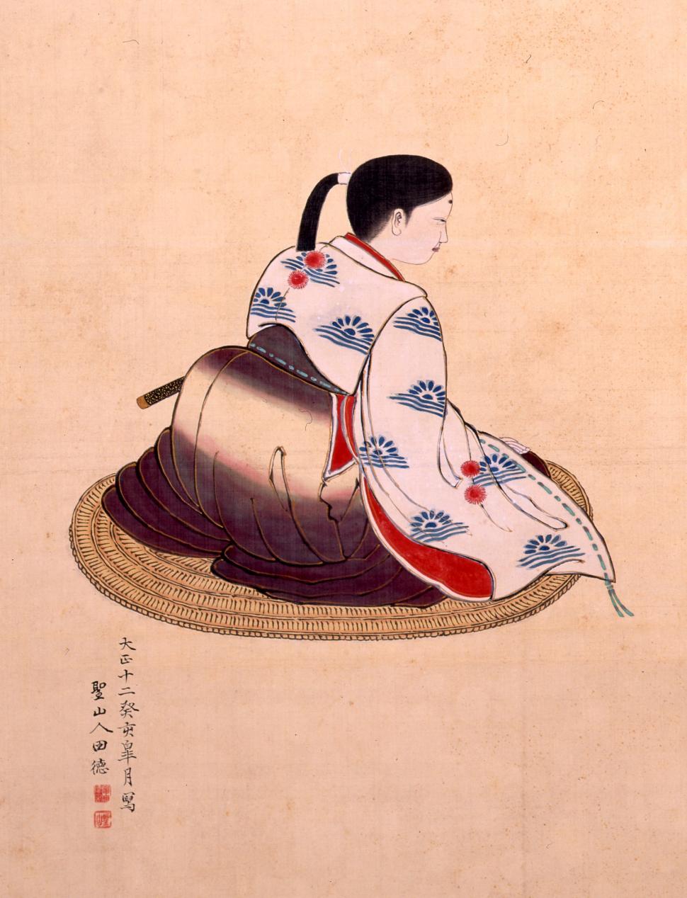 楠正行像