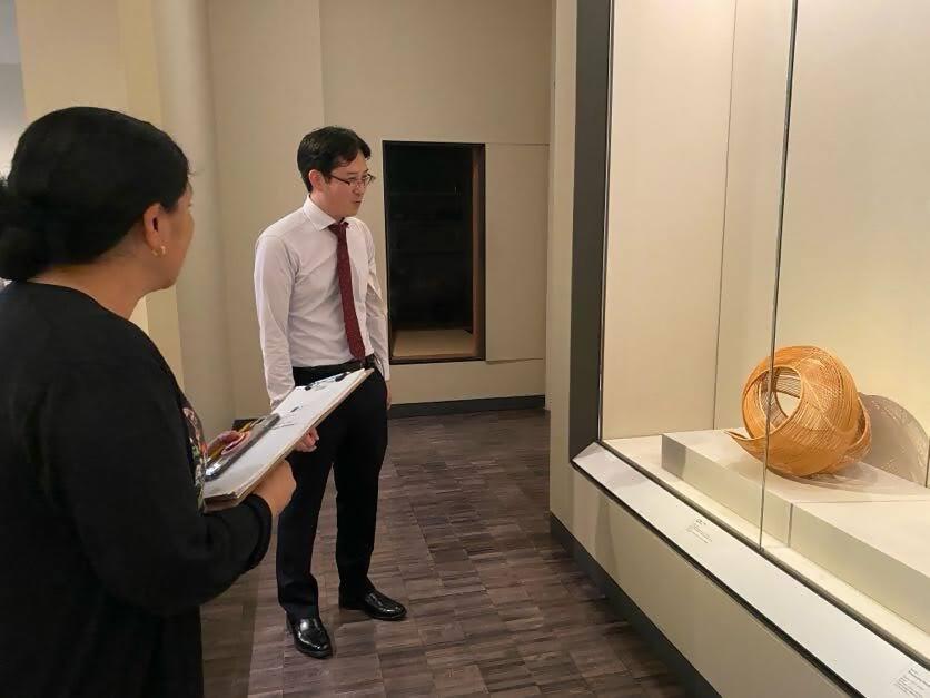 サンフランシスコアジア美術館での調査の様子