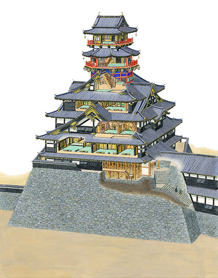 安土城天守