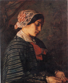 「オルナンの若い女性の肖像」の画像